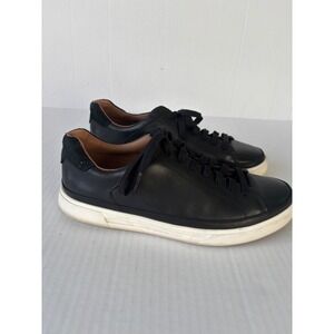 Clarks Leather Un‎ Costa Tie Classic Walking Shoes Comfort Black Size 9